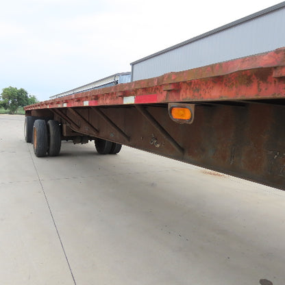 Dorsey 1993 48' x 8' Steel Flatbed Semi Trailer 2-Axle 80,000Lb Capacity