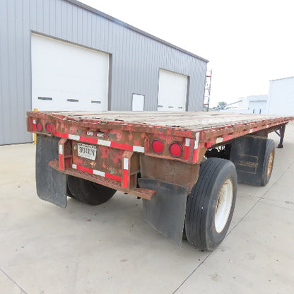 Dorsey 1993 48' x 8' Steel Flatbed Semi Trailer 2-Axle 80,000Lb Capacity