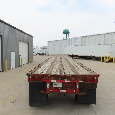 Dorsey 1993 48' x 8' Steel Flatbed Semi Trailer 2-Axle 80,000Lb Capacity