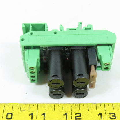 Phoenix Contact 5604926 4-Fuse Motoman Block Distribution Module 250V