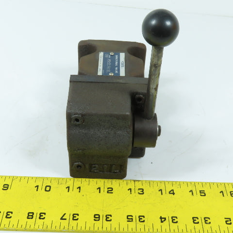 Yuken DMG-03-3D2-50 5/3 Way Closed Center Manual Hydraulic Spool Valve
