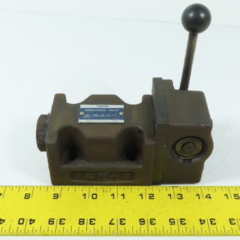 Yuken DMG-03-3D2-50 5/3 Way Closed Center Manual Hydraulic Spool Valve