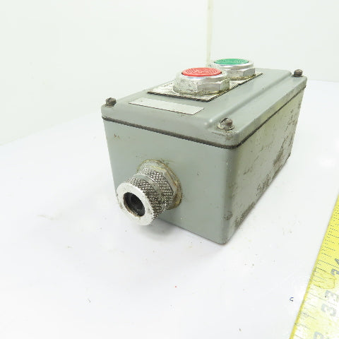 Allen-Bradley 2-Button Pushbutton Control Station Start/Stop 6"x4"x3"