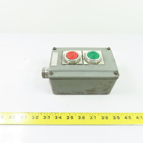 Allen-Bradley 2-Button Pushbutton Control Station Start/Stop 6"x4"x3"