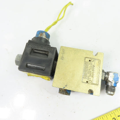 Vickers 20197A Hydraulic Solenoid Control Valve 120VAC