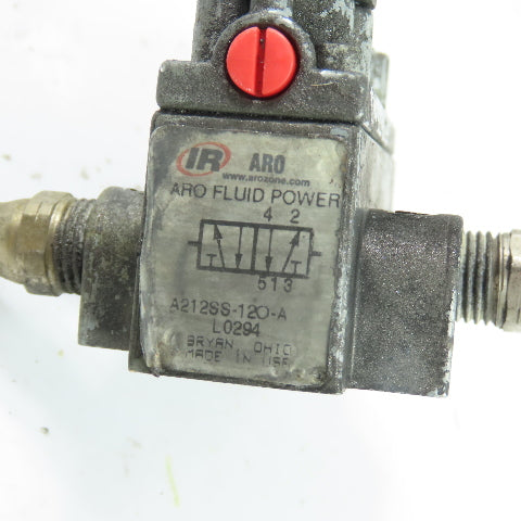 ARO A212SS-120-A 2-Position Solenoid Pneumatic Control Valve 120VAC 1/4"npt