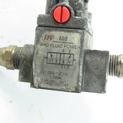 ARO A212SS-120-A 2-Position Solenoid Pneumatic Control Valve 120VAC 1/4"npt