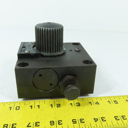 Parker FG3PKCAD Hydraulic Pressure Relief Valve Sandwich Module