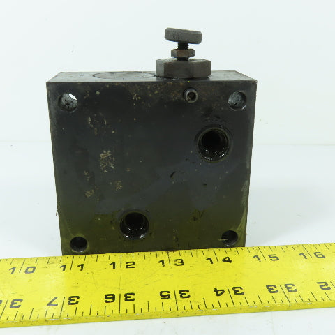 Parker FG3PKCAD Hydraulic Pressure Relief Valve Sandwich Module