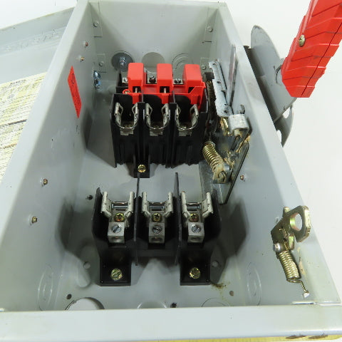 Siemens HF361 30A 3-Pole Fusible Safety Disconnect Switch 600V