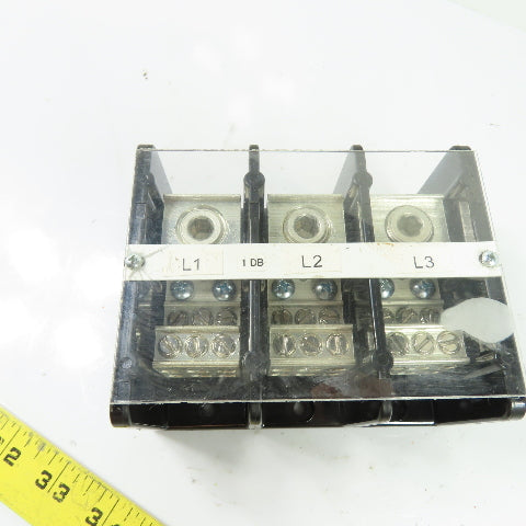 Allen-Bradley 1492-PD3163 335A 3-Pole Power Distribution Block 600V Ser B