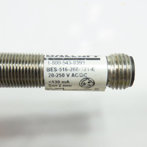 Balluff BES-516-208-S21-E M12 4-Pin Inductive Proximity Sensor 20-250V AC/DC