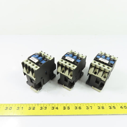 Telemecanique LC1D0910 9A 3-Pole IEC Motor Contactor 1NO Aux 24VAC Coil Lot Of 3