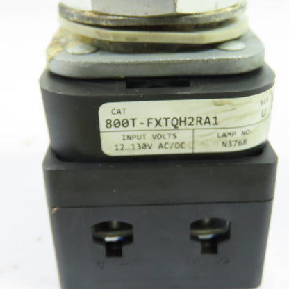 Allen-Bradley 800T-FXTQH2RA1 Illuminated Red Push-Pull Button 12-130V AC/DC