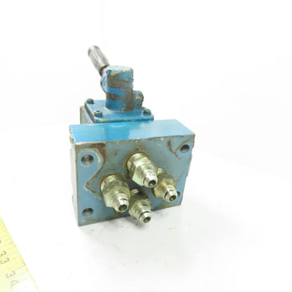 6130-02-42 4-Way Manual Lever Hydraulic Directional Control Valve