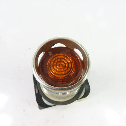 Allen-Bradley 800T-QBH2A 30mm Amber Illuminated Push Button Ser U W/ 800TC-N374