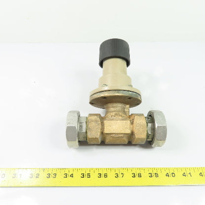 SAMSON 44-6B Bronze Excess Pressure Regulator Valve PN25 G 1" 2-6Bar