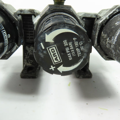 ARO N/A Pneumatic Air Line Filter Regulator Lubricator 200PSI 1/4" NPT