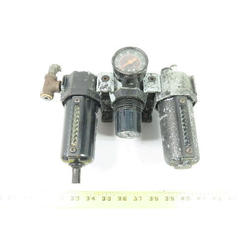 ARO N/A Pneumatic Air Line Filter Regulator Lubricator 200PSI 1/4" NPT