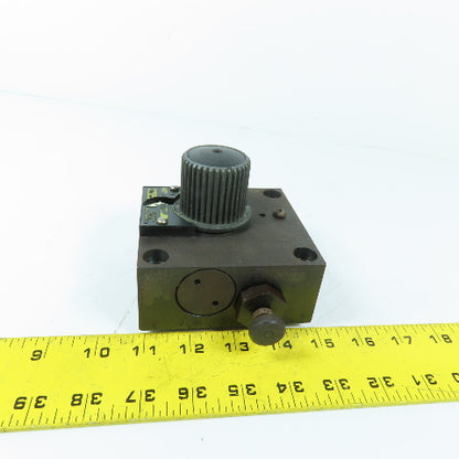 Parker FG3PKCAD Adjustable Hydraulic Pressure Relief Valve Manifold Block