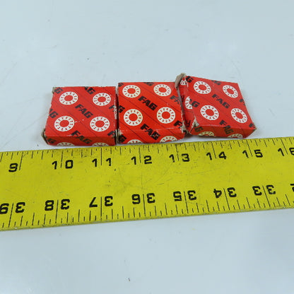 FAG 6200-C-2HRS-L038-C3 Sealed Deep Groove Ball Bearing 10x30x9mm lot of 3