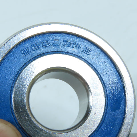 S6303RS 17x47x14mm Stainless Steel Sealed Ball Bearing Lot Of 2