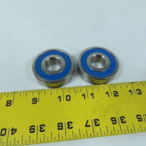 S6303RS 17x47x14mm Stainless Steel Sealed Ball Bearing Lot Of 2