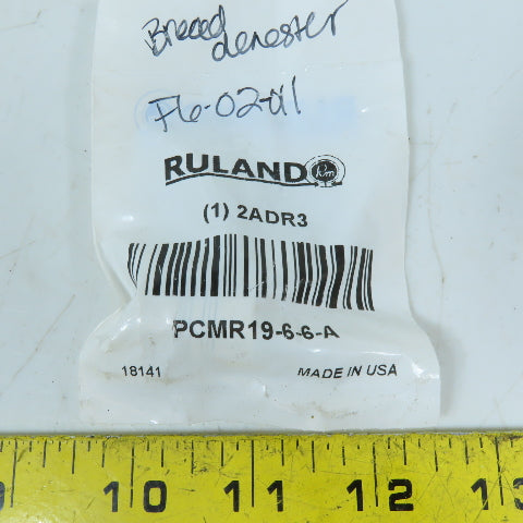 Ruland PCMR19-6-6-A 4-Beam Clamp Style Flexible Shaft Coupling 6mm x 6mm Bore