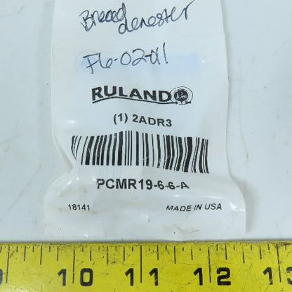 Ruland PCMR19-6-6-A 4-Beam Clamp Style Flexible Shaft Coupling 6mm x 6mm Bore