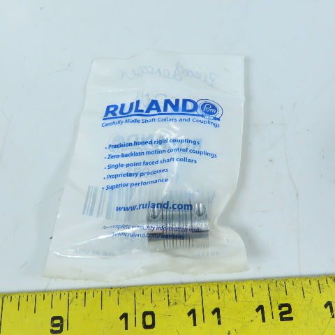 Ruland PCMR19-6-6-A 4-Beam Clamp Style Flexible Shaft Coupling 6mm x 6mm Bore