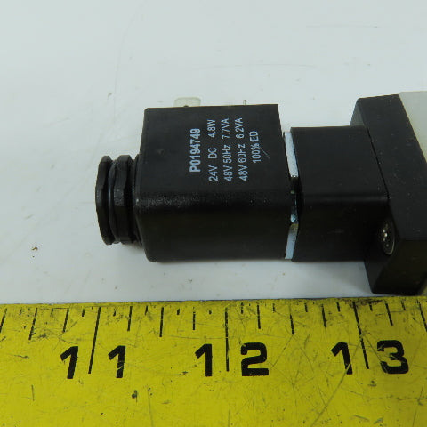 Parker P0194749 P2LAX511ESNDDB49 5/2 Single Solenoid Pneumatic Valve 24VDC
