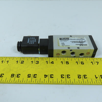 Parker P0194749 P2LAX511ESNDDB49 5/2 Single Solenoid Pneumatic Valve 24VDC