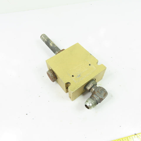 Vickers 20197A 3-Way Pressure Relief Valve Manifold Block