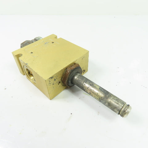 Vickers 20197A 3-Way Pressure Relief Valve Manifold Block