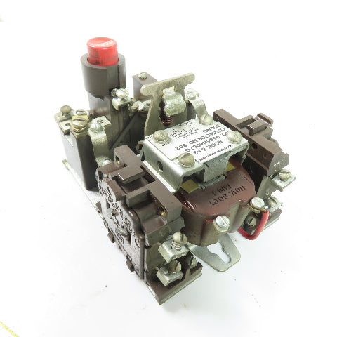 Cutler-Hammer 6-1-3 9586H6067G NEMA Size 0 Contactor w/ Overload Relay 110V Coil