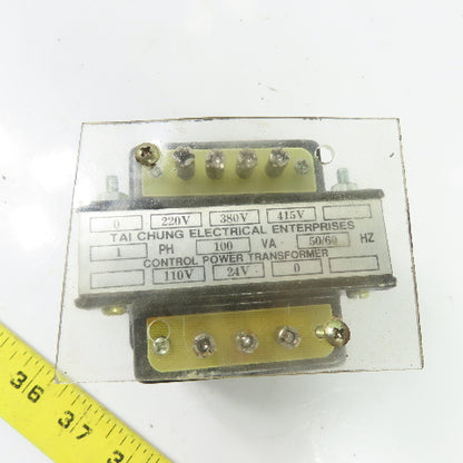 Tai Chung 100VA Control Power Transformer 220/380/415V Pri 24/110V Sec