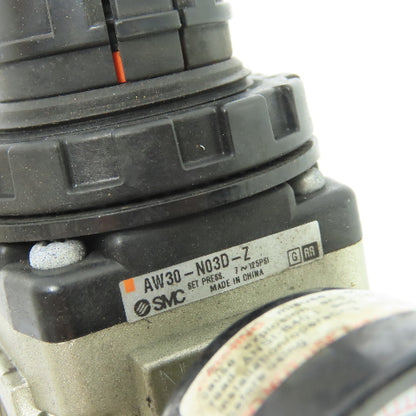 SMC AW30-N03D-Z Pneumatic Filter Regulator 3/8" NPT 125PSI Max