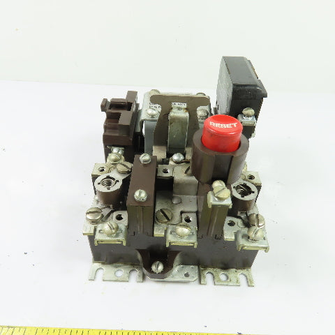Cutler-Hammer 9586H6067G 6-1-3 NEMA Size 0 Contactor w/ Overload Relay 110V Coil