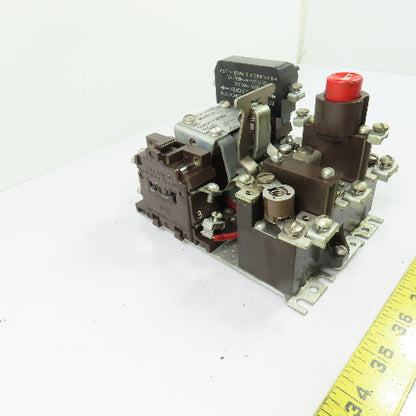 Cutler-Hammer 9586H6067G 6-1-3 NEMA Size 0 Contactor w/ Overload Relay 110V Coil
