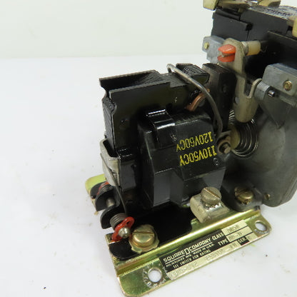 Square D 9050 A0-1E Pneumatic Timing Relay 110/120V 50/60Hz Ser C