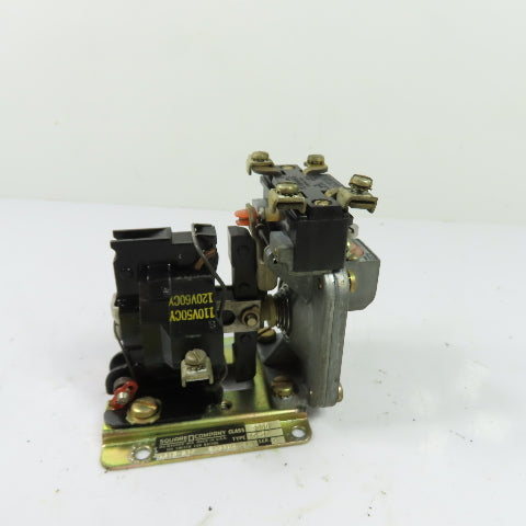 Square D 9050 A0-1E Pneumatic Timing Relay 110/120V 50/60Hz Ser C