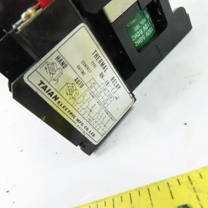 Taian C-11G 20A Magnetic Contactor 110V Coil w/Overload Relay 1.3-2.1A