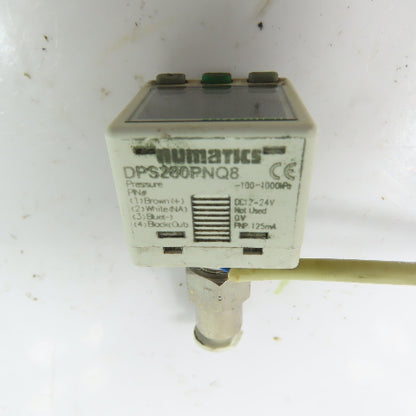 Numatics DPS280PNQ8 Digital Pressure Switch -100~1000kPa 12-24VDC PNP