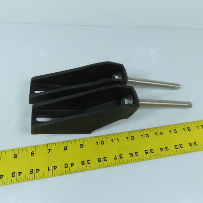 Valu Guide VG-203L Guide Rail Bracket Body 1/2" x 5" Rod Lot of 2