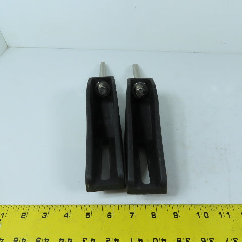 Valu Guide VG-203L Guide Rail Bracket Body 1/2" x 5" Rod Lot of 2