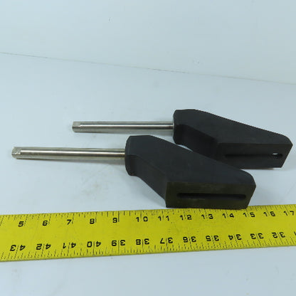 Valu Guide VG-203L Guide Rail Bracket Body 5/8" x 6" Rod Lot Of 2