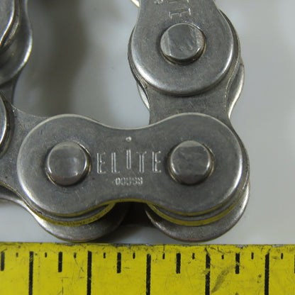 Elite 08BSS Stainless Steel Single Strand Roller Chain 46" 19" Lengths