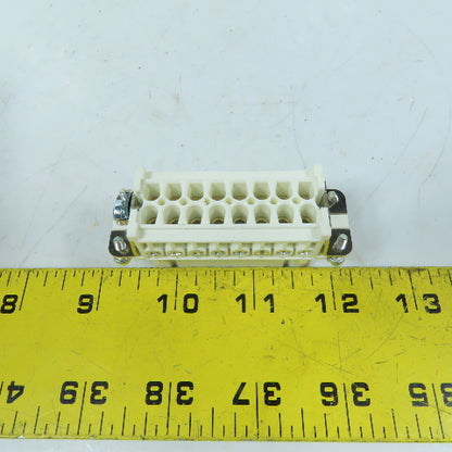 EPIC 10531000 H-A 16 BS 16-Pin Female Heavy Duty Connector Insert 16A 600V