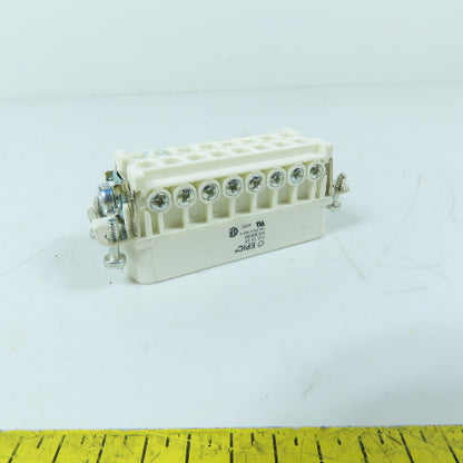 Epic 10530000 H-A 16 SS 16-Pin Male Rectangular Connector Insert 250V