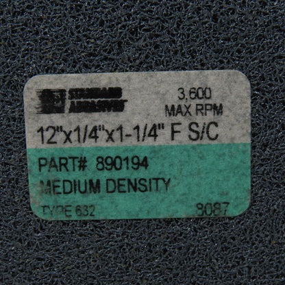 Standard Abrasives 890194 12" Medium Density Fine Deburring Wheel Lot Of 2